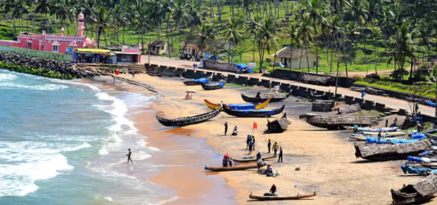 Kovalam Beach in Kerala India