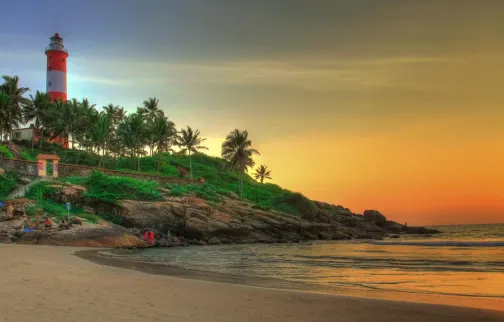 Kovalam Beach Kerala India