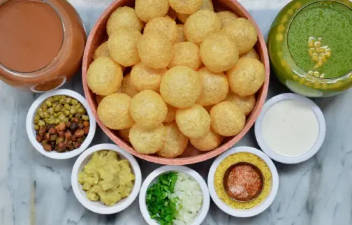 Pani Puri (Golgappa) India Food